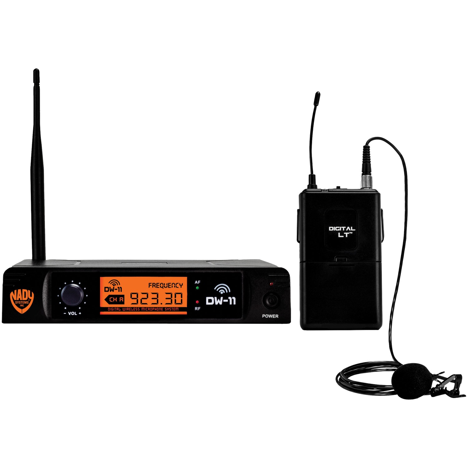 Nady Wireless Single-Channel Microphone System with LT LM-14/O Microphone DW-11-LT-ANY